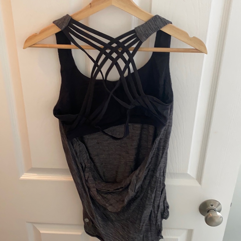 Lululemon open back workout tank